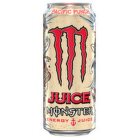 Juice Monster Energy Drink, Pacific Punch, Energy + Juice - 16 Fluid ounce 