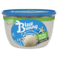 Blue Bunny Frozen Yogurt, Vanilla Bean - 48 Fluid ounce 