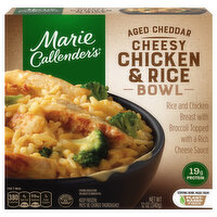 Marie Callender's Cheesy Chicken & Rice Bowl, Aged Cheddar