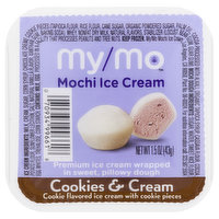 My/Mo Mochi Ice Cream, Cookies & Cream - 1.5 Ounce 