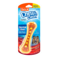 Hartz Hartz Chew'n Clean For Dogs Toy + Treat Medium Bacon - 1 Each 