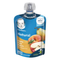 Gerber Apple Pear Peach, Toddler (12+ Months) - 3.5 Ounce