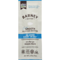 Barney Butter Almond Butter, Bare Smooth, On-the-Go, Snack Pack - 0.6 Ounce 