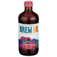 Brew Dr. Kombucha, Organic, Superberry - 14 Fluid ounce 