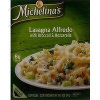 Michelina's Lasagna Alfredo, with Broccoli & Mozzarella - 8.5 Ounce 