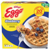 Eggo Waffles, Blueberry, Family Pack - 20 Each 