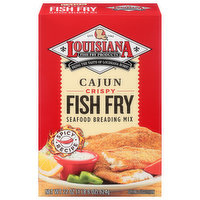 Louisiana Fish Fry Products Seafood Breading Mix, Fish Fry, Cajun, Crispy - 22 Ounce 