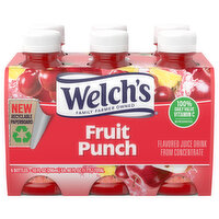 Welch's Flavored Juice Drink, Fruit Punch - 6 Each 