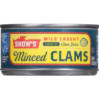 Snow's Clams, Minced, Wild Caught