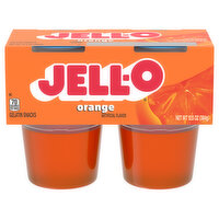 Jell-O Gelatin Snacks, Orange - 13.5 Ounce 