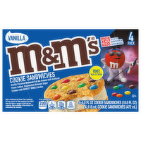 M&M's Cookie Sandwiches, Vanilla - 4 Each 