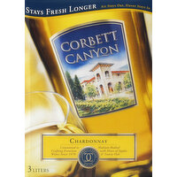 Corbett Canyon Chardonnay, Valle Central - 3 Litre 