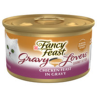 Fancy Feast Cat Food, Gourmet, Chicken Feast in Gravy - 3 Ounce 