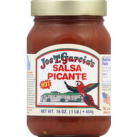 Joe T Garcias Salsa Picante, Hot - 16 Ounce 