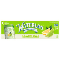 Waterloo Sparkling Water, Lemon-Lime - 12 Each 