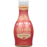 Califia Farms Coffee, with Almond Milk, Cold Brew, XX Espresso - 48 Fluid ounce