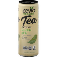 Zevia Tea, Green, Organic, Sweetened - 12 Ounce