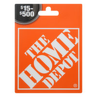 Home Depot Gift Card, $15-$500 - 1 Each 
