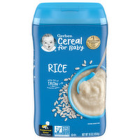 Gerber Cereal, Rice - 16 Ounce