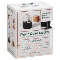 Copper Cow Coffee Vietnamese Coffee, Premium, Pour Over Latte, Classic - 7.4 Ounce 