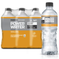 Powerade Power Water, Tropical Mango, 6 Pack - 6 Each 