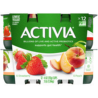 Activia Lowfat Yogurt Variety Pack - 48 Ounce 