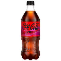 Coca-Cola Zero Sugar Spiced Bottle, 20 fl oz - 20 Ounce 