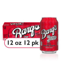 Barqs Creme Soda, Red, Fridge Pack - 12 Each 