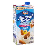 Almond Breeze Almondmilk, Dairy-Free, Vanilla, Unsweetened - 32 Ounce 