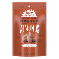 Nut Harvest Almonds, Cocoa Dusted, Whole - 4.75 Ounce 