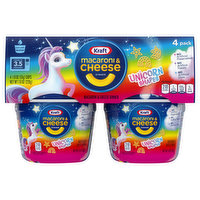 Kraft Pasta & Cheese Sauce Mix, Mac & Cheese, Unicorn Shapes, 4 Pack - 4 Each 