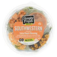 Simply Fresh Salads Salad with Salsa Ranch Dressing, Southwestern Style