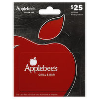 Applebee's Gift Card, $25 - 1 Each 