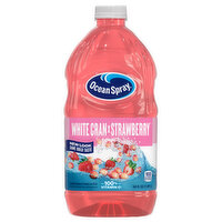 Ocean Spray Juice, White Cran x Strawberry - 64 Fluid ounce 