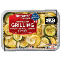 Pictsweet Farms Vegetables, for Grilling, Yellow Squash, Zucchini & Onions - 12 Ounce 
