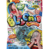 Bloonie Plastic Balloon, Confetti - 1 Each 