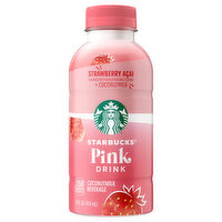 Starbucks Coconutmilk Beverage, Pink Drink, Strawberry Acai - 14 Fluid ounce 