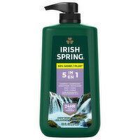 Irish Spring Body Wash + Shampoo, 5 in 1 - 30 Fluid ounce 