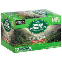 Green Mountain Coffee Roasters Coffee, Medium Roast, Colombia Select, K-Cup Pods - 12 Each 