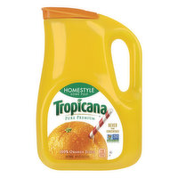 Tropicana 100% Juice, Orange, Pure Premium, Homestyle Some Pulp