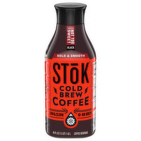 Stok Coffee Beverage, Cold Brew, Bold & Smooth, Black
