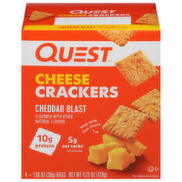 Quest Cheese Crackers, Cheddar Blast - 4 Each 