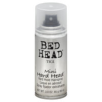 Bed Head Hairspray, Hard Hold, Mini Hard Head - 3 Ounce 