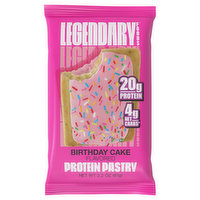 Legendary Foods Tasty Pastry, Birthday Cake Flavored - 2.2 Ounce 