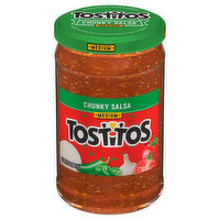 Tostitos Salsa, Chunky, Medium - 24 Ounce 