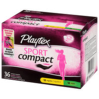 Playtex Tampons, Compact, Regular/Super, Unscented