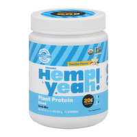 HEMP YEAH! Drink Mix, Organic, Plant Protein Blend, Vanilla Flavor - 16 Ounce 