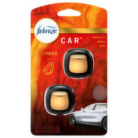 Febreze Air Freshener, Ember, Vent Clips - 2 Each 