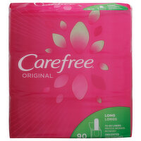 Carefree Liners, To-Go, Original, Unscented, Long - 90 Each 