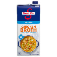 Swanson Broth, Chicken, Unsalted - 32 Ounce 